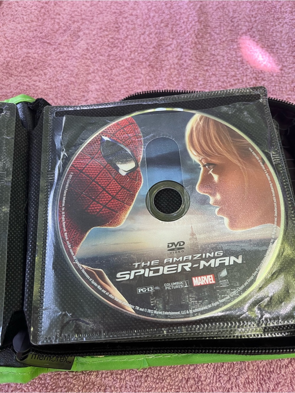 Marvel The Amazing Spider-Man (DVD) - Black Disc Art